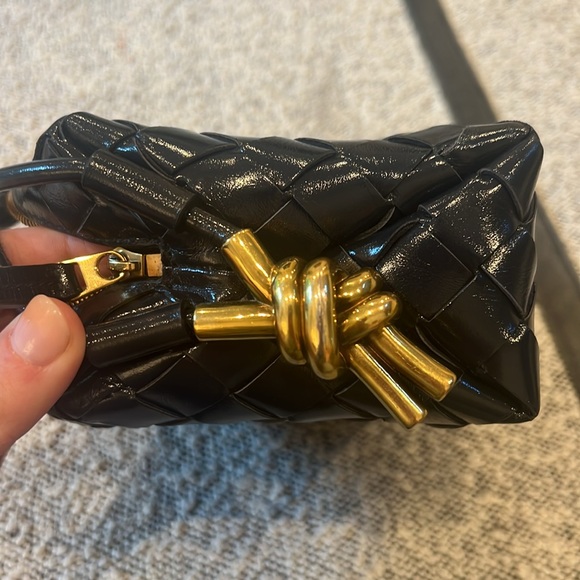 Bottega Veneta Mini Loop Intrecciato Space Grey - Picture 9 of 17